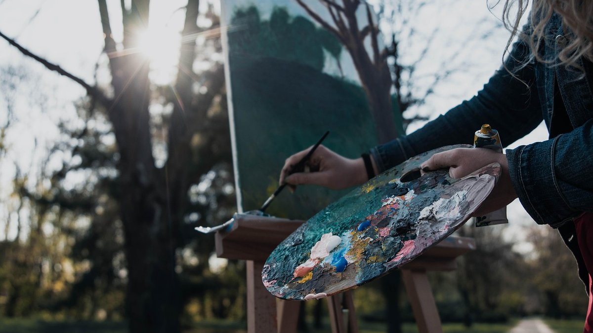 How to compose a landscape painting with depth